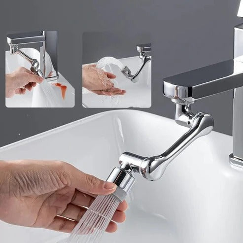 Metal 1080° Universal Rotation Faucet Sprayer Head 22/24mm