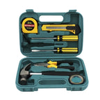 8 PCS Professional Tool Set with Storage Box | YL-8009A Model |  Durable Home Repair & DIY Toolkit |  Organized Plastic Storage Box