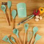12 PIECES SILICONE UTENSIL SET