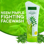 Face Wash | Chando Naturals Neem Pimple Fighting Face Wash 100ml Daily Cleanser for Oily and Acne-Prone Skin