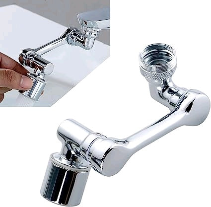 Metal 1080° Universal Rotation Faucet Sprayer Head 22/24mm