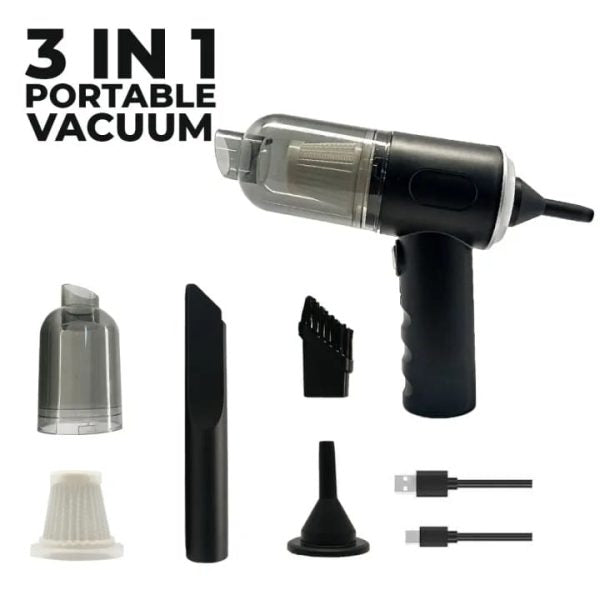 3 in 1 Rechargeable Portable Vacuum Cleaner