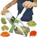 4 in 1 - Vegetable Cutter Chopper Adjustable Multi-function Drum Cutter Vertical Vegetable Cutter