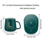 Ceramic Coffee Cup With Automatic Heating Pad