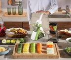 4 in 1 - Vegetable Cutter Chopper Adjustable Multi-function Drum Cutter Vertical Vegetable Cutter