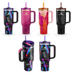 Black Stylish Stanley Barbie Tumbler H2.0 Tumbler 1.18L Limited Edition Double Wall Vacuum Insulated