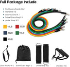 Gym Belt with Box | 5-in-1 Power Exercise Resistance Band Set | Adjustable Fitness Equipment for All