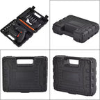 47-Piece Foldable Wireless Electric Screwdriver Kit with Adjustable Torque & USB Charging