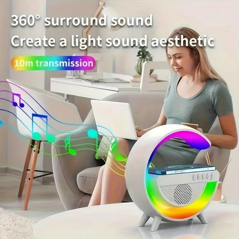 Led wireless charger Speaker