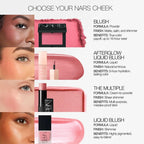 Behave | NARS Afterglow Liquid Blush 7ml Buildable Hydrating Blush with Sodium Hyaluronate and Vegan Protein