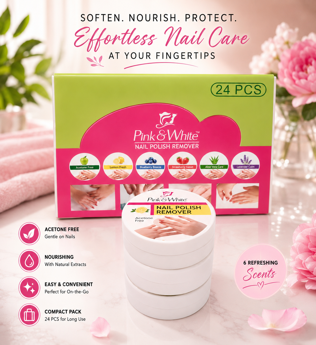 Acetone-Free Nail Polish Remover Wipes 3 Pack