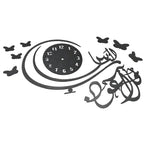 Qul Naas Calligraphy Wooden Wall Clock | 3D Islamic Wall Clock for Home Decor Living Room Bedroom