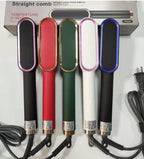 Hair Straightener Ceramic Heated Hair Brush