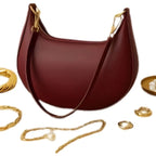 Maroon  Luxury Fashion Hand Bag for Girls & Ladies | Stylish Shoulder & Crossbody Bag | Long Strap