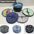 Roti Zipper Bag  | Reusable Airtight & Insulated Storage Bag | Keeps Chapati Fresh, Soft & Warm | Random Design