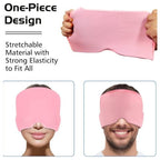 Headache Relief Gel Cap Hot Cold Therapy | Migraine, Tension & Puffy Eyes Relief