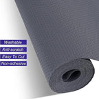 Anti-Slip Fridge & Shelf Mat | Waterproof Washable Liner for Kitchen Drawers Cabinets | Dark Grey