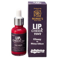 Glossy Lip & Cheek Tint | High-Shine Finish, Long-Lasting Color Pigments & Moisturizing Oils