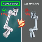 Metal 1080° Universal Rotation Faucet Sprayer Head 22/24mm