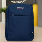 Slim Business Laptop Backpack | Lightweight Travel & Office Bag with Multi-Pockets | Navy Blue