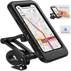 Waterproof Bike Phone Holder 360° Rotation | Handlebar Mobile Mount for Bicycle & Motorcycle