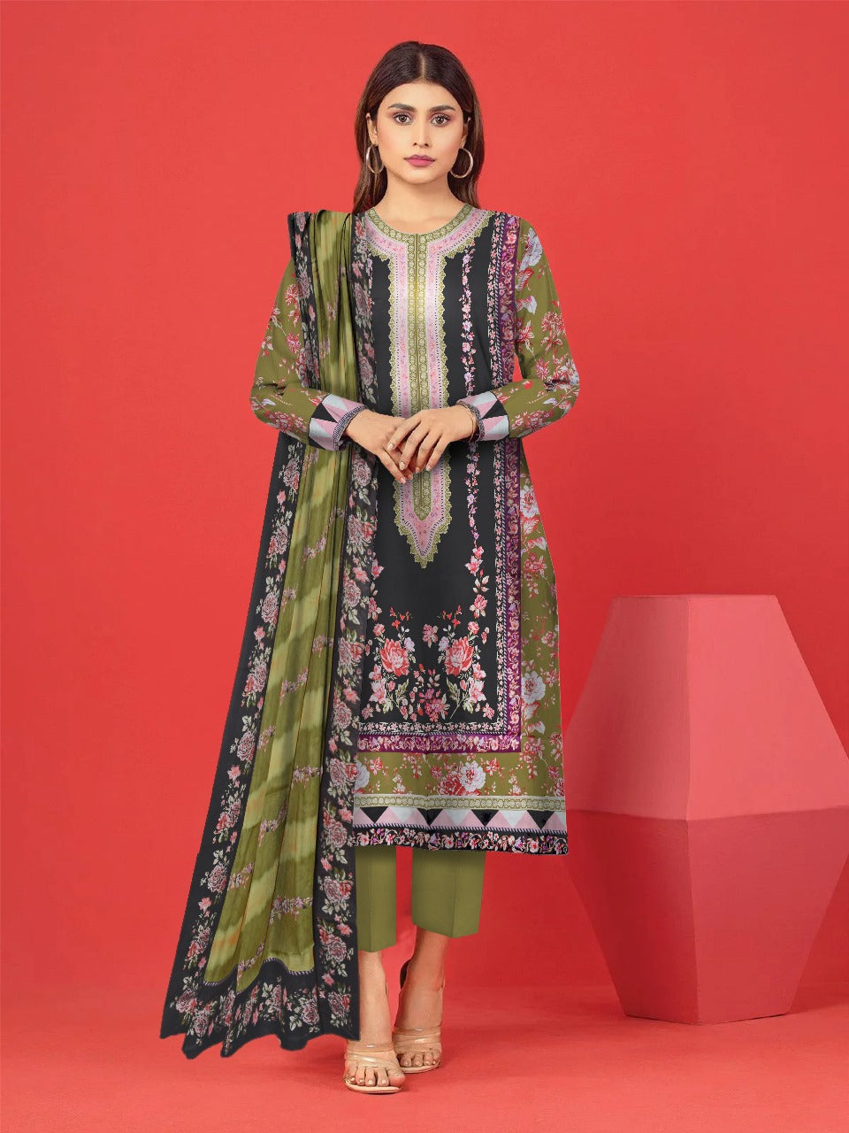 Taana Baana Lawn | Unstitched Collection 3 Pieces Casual Wear| Summer 24