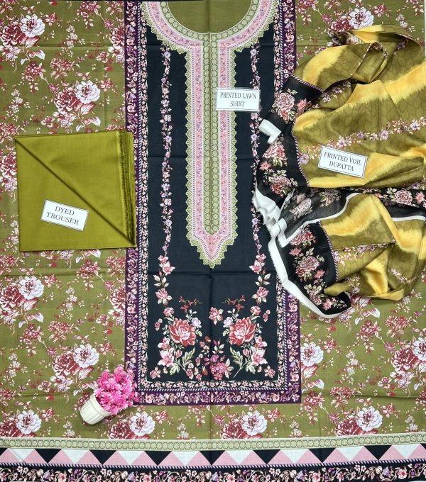Taana Baana Lawn | Unstitched Collection 3 Pieces Casual Wear| Summer 24