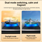 Solar Powered Rotating Helicopter Car Aromatherapy Air Freshener