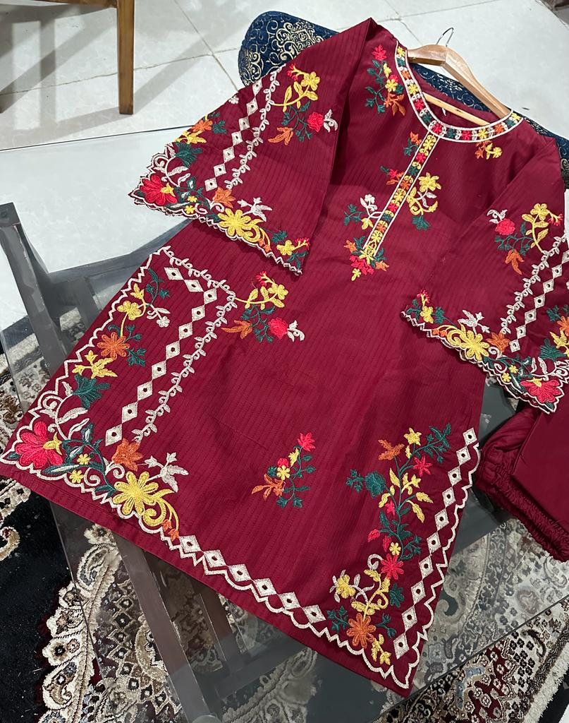 Winter Collection Khadi Net 2pcs