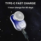Mini Electric Razor for Men | Portable USB Rechargeable Shaver