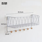 CRISS-CROSS WALL UTILITY SHELF