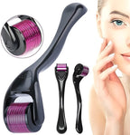Derma Roller 0.5mm for Hair & Skin Therapy | 540 Titanium Micro-Needles