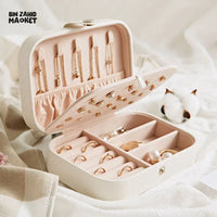 FAUX LEATHER JEWELRY ORGANIZER