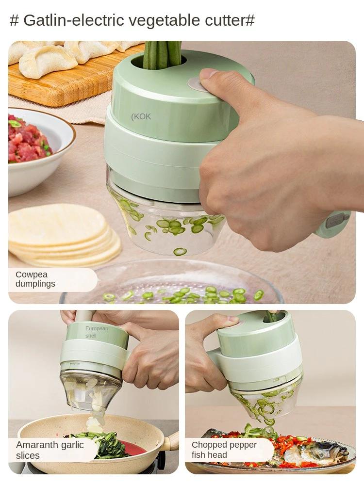 Multi-Functional 4 In 1 Electric Handheld Cooking Hammer Food Chopper