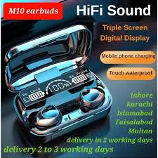 M10 Bluetooth Wireless Earphones