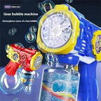 Kids Bubble Gun with LED Light & 100ML Solution
