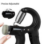 Adjustable Hand Gripper 10kg-40kg ABS Orange Black