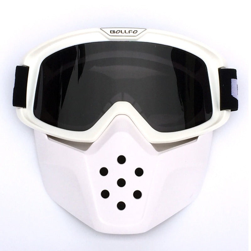 BOLLFO Retro Mask Goggles for Motorcycle Racing Outdoor Riding