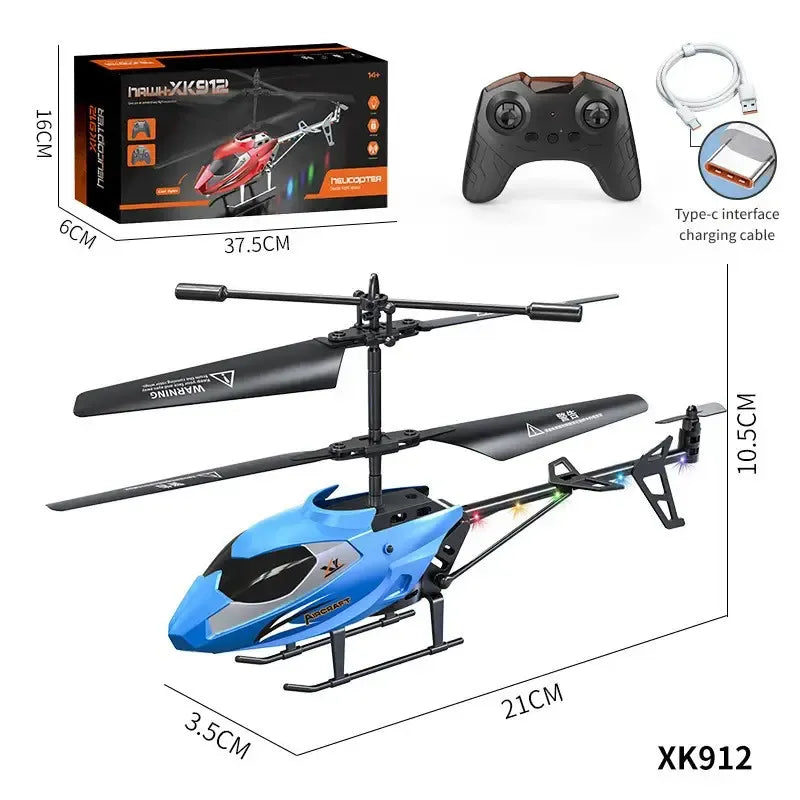 Cross-Border New Model Mini Helicopter Drone Remote Control Aircraft Crash-Resistant Sensor Flight Device Model Airplane Children's Toy Gift