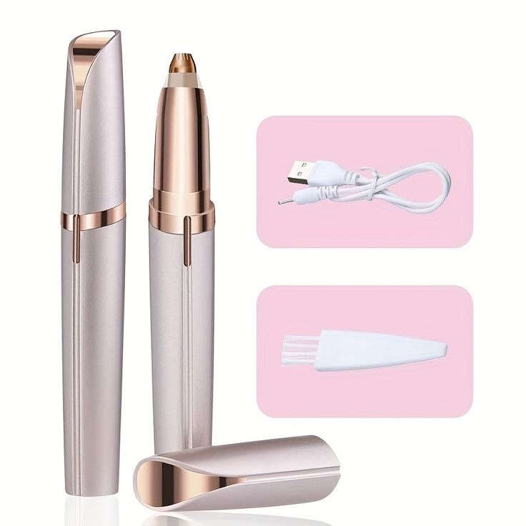 Rechargeable Eyebrow Trimmer for Women with USB Charging