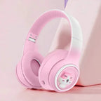 Cat Ear LED Headphones Multicolor ABS for Teens Young Adults