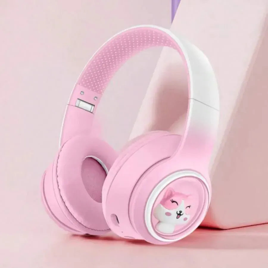 Cat Ear LED Headphones Multicolor ABS for Teens Young Adults