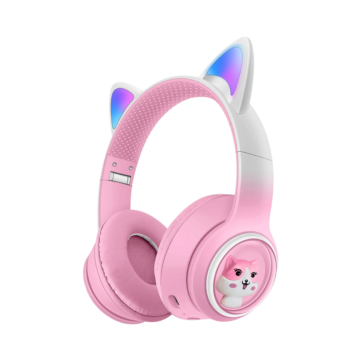 Cat Ear LED Headphones Multicolor ABS for Teens Young Adults