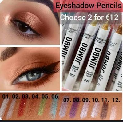 Matte & Glitter Eye Pencils for Pakistani Women