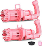 Kids Bubble Gun with LED Light & 100ML Solution
