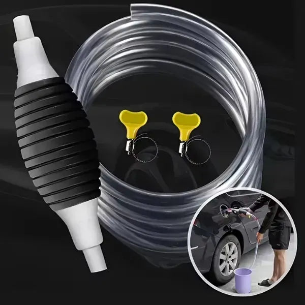 Manual Oil Pump for Cars - Easy Use, PVC, 1 Pc