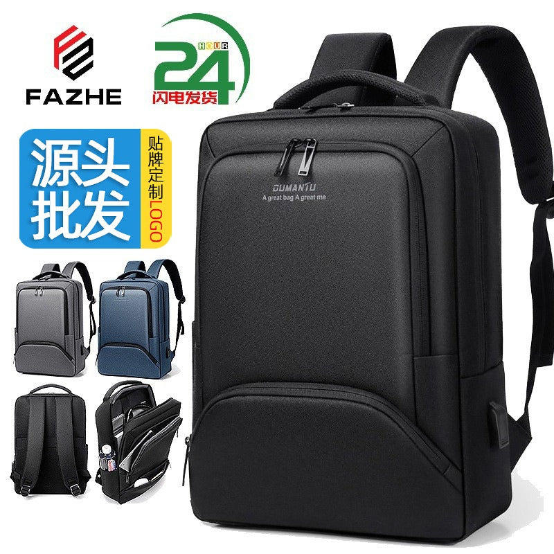 Professional Waterproof Laptop Backpack Black