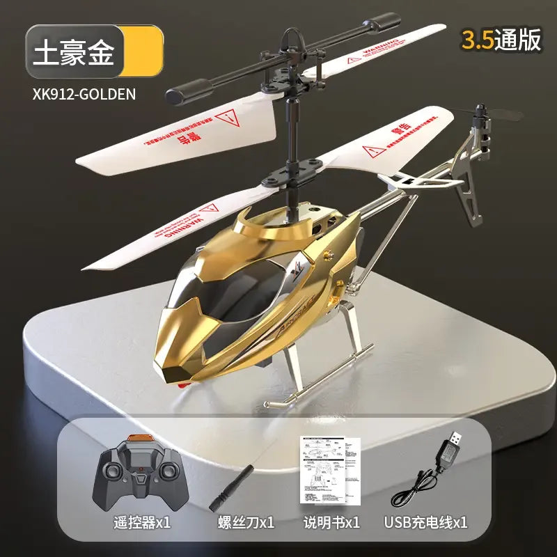 Cross-Border New Model Mini Helicopter Drone Remote Control Aircraft Crash-Resistant Sensor Flight Device Model Airplane Children's Toy Gift