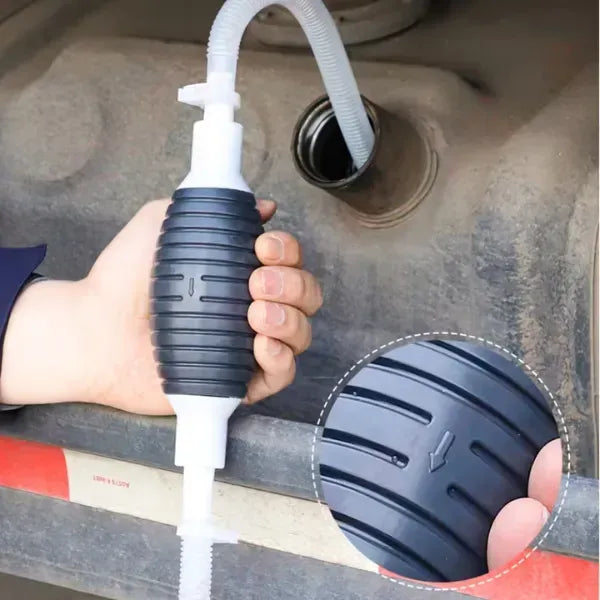 Manual Oil Pump for Cars - Easy Use, PVC, 1 Pc