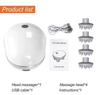 Rechargeable Mini Scalp Massager 30°C Heat 200g